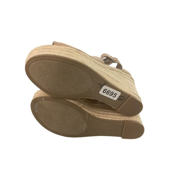 indigo rd irashira womens size 8.5 open toe Espadrille wedge heel Straps sandal - Picture 6 of 8